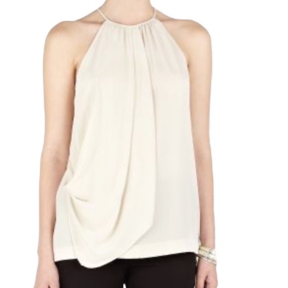 Theory Silk Purple Halter Top Size M - Picture 1 of 11